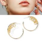 925 Silver Plating Ring Dangle Earring As Shown In Figure - One Size