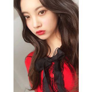 Long Chiffon Ribbon Brooch