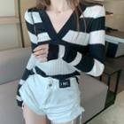 Striped Sweater / Shorts