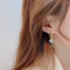 Rhinestone Chained Alloy Fringed Earring
