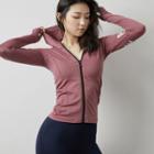 Hooded Zipped Sports Jacket