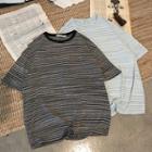 Striped Short-sleeve T-shrit
