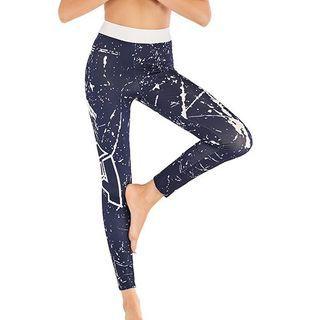 Paint Splatter Yoga Pants