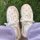 Dotted Lace Up Shoes