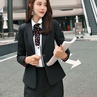 Single Button Blazer / Shorts / Pencil Skirt / Dress Pants / Shirt / Set