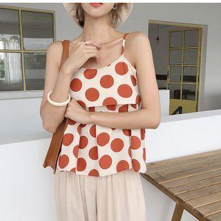 Dotted Camisole Top / Cropped Harem Pants