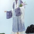 Traditional Chinese Top / Skirt / Shawl / Set