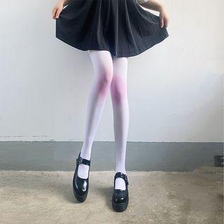 Gradient Tights White - One Size