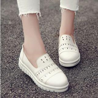 Laser Cut Cut Out Loafers
