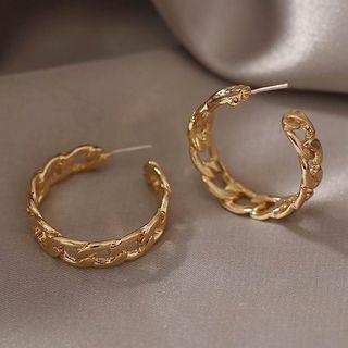 Linked Hoop Earring