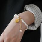 Pearl Bracelet Gold - One Size
