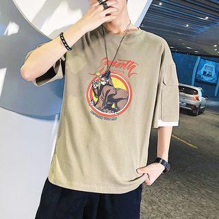 Ape Print Short-sleeve T-shirt