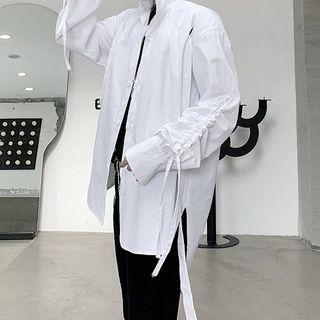 Drawstring Strappy Shirt