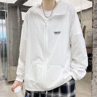 Plain Zip-up Hoodie Jacket