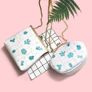 Cactus Print Crossbody Bag