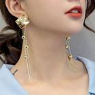 Bead Drop Earring 925 Silver Earring - Gold - One Size