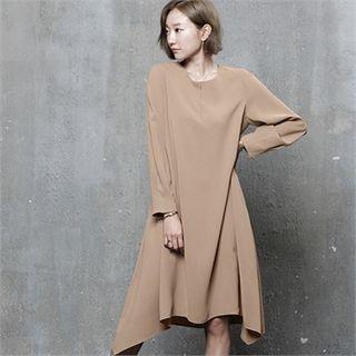 Plain A-line Hanky Dress