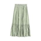 Draped A-line Skirt