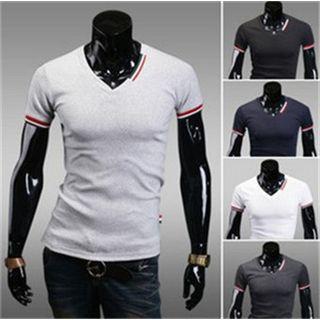 V-neck Short Sleeve T-shirt
