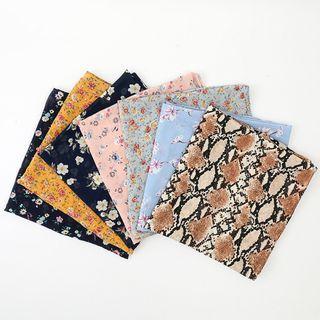 Flower Chiffon Scarf