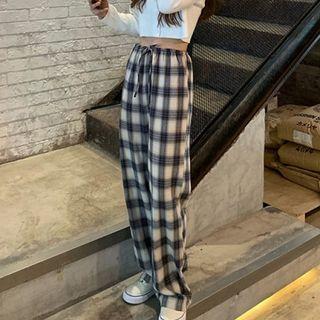 Crop Light Cardigan / Wide Leg Pants