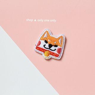 Dog Brooch / Applique Patch