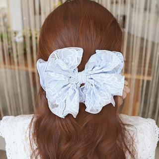 Mesh Ribbon Hair Pin