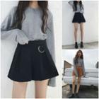 Wide Leg A-line Shorts
