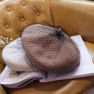 Mesh Panel Beret