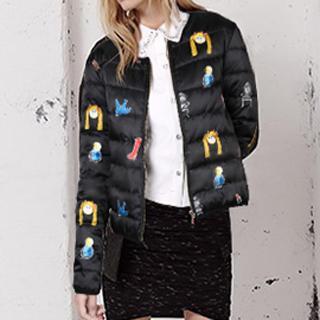 Print Down Jacket