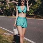 Set: Ruffle Bikini + Swimshorts