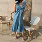 Knot-back Long Mermaid Dress