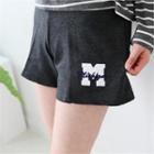 Lettering Sweat Shorts