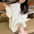 Plain Sweater Sweater - White - One Size