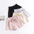 Tie-waist Chiffon Shorts