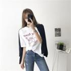 Text Print Short-sleeve T-shirt