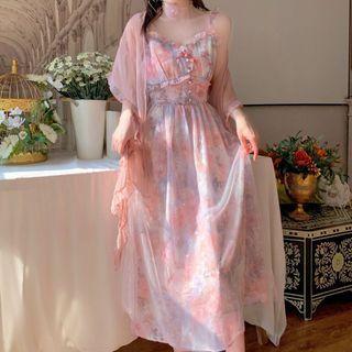 Chiffon Jacket Pink - One Size
