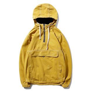 Pocket Front Half-zip Hoodie