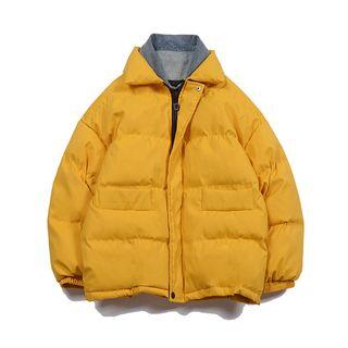 Mock Twp-piece Padded Jacket