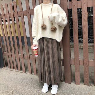 Plain Sweater Off-white - One Size