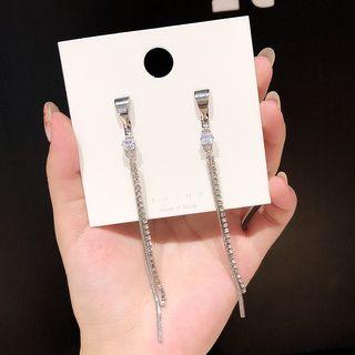 Alloy Fringed Earring 1 Pair - E1562 - Silver - One Size