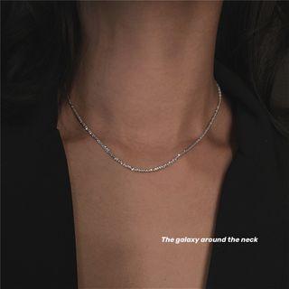 Alloy Choker 1 Pc - Necklace - Silver - One Size