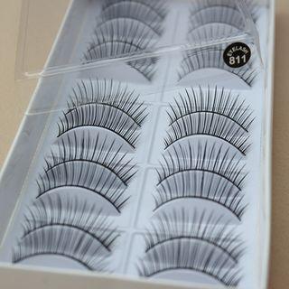 False Eyelashes #811 (10 Pairs) As Shown In Figure - One Size