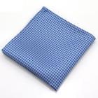 Patterned Pocket Square Blue - One Size