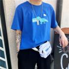 Couple Matching Crocodile Short-sleeve T-shirt