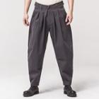 Chinese-style Frog-button Pleated Casual Pants