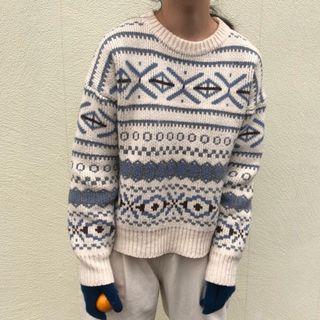 Geometry Sweater White - One Size