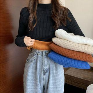 Mock Neck Fleece Lined T-shirt