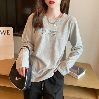 Loose-fit Letteing T-shirt In 7 Colors