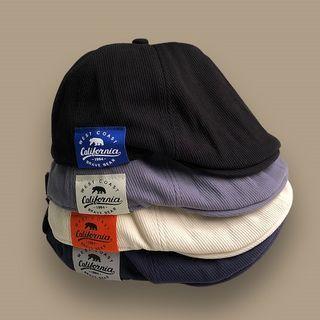 Lettering Patch Flat Cap